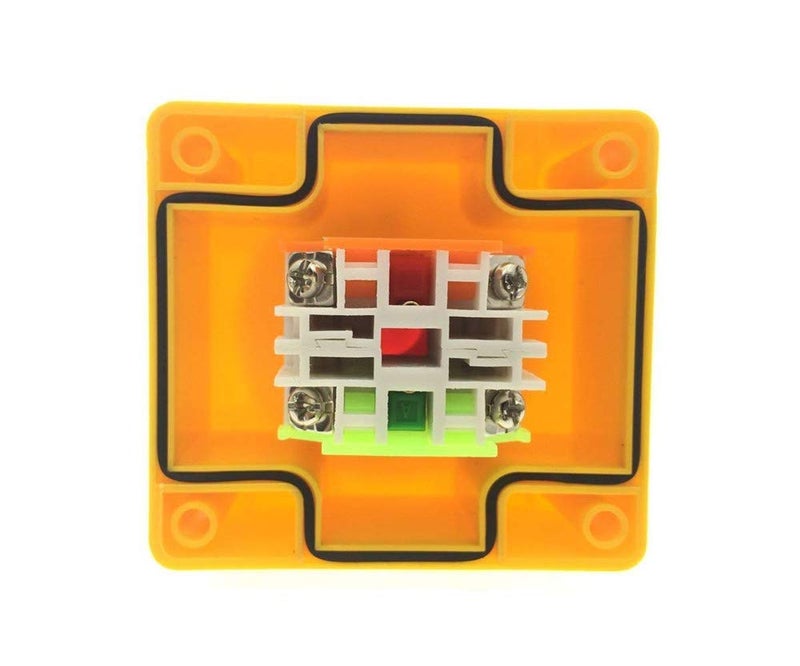 Nxtop Push Button Station, 660V 10A 2 Position 1NO 1NC Momentary Emergency Stop Push Button Switch 40mm Red Mushroom Cap 2PCS - Image 4